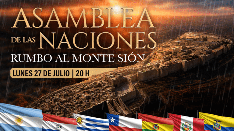 Asamblea de las Naciones rumbo al Monte Sión