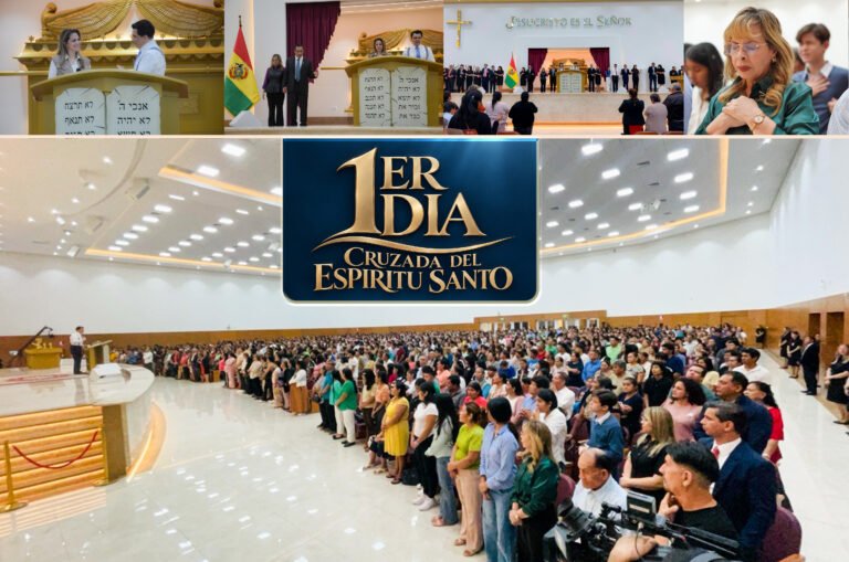 Primer día de la Cruzada del Espíritu Santo en Santa Cruz de la Sierra, Bolivia